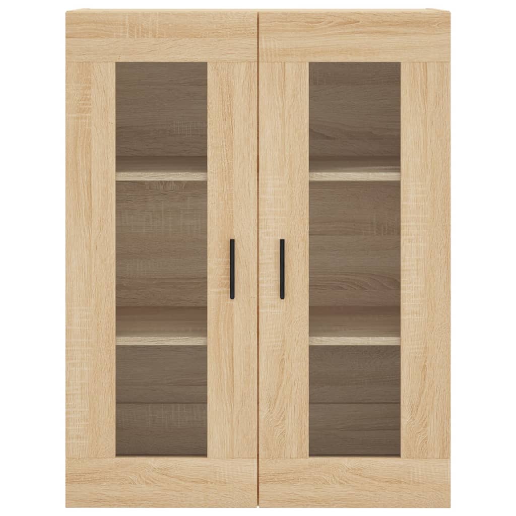 Bovenkast 69,5x34x90 cm sonoma eikenkleurig