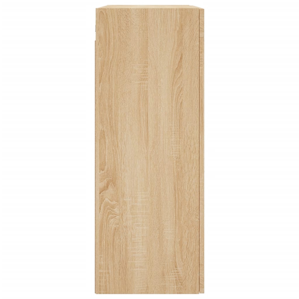 Bovenkast 69,5x34x90 cm sonoma eikenkleurig