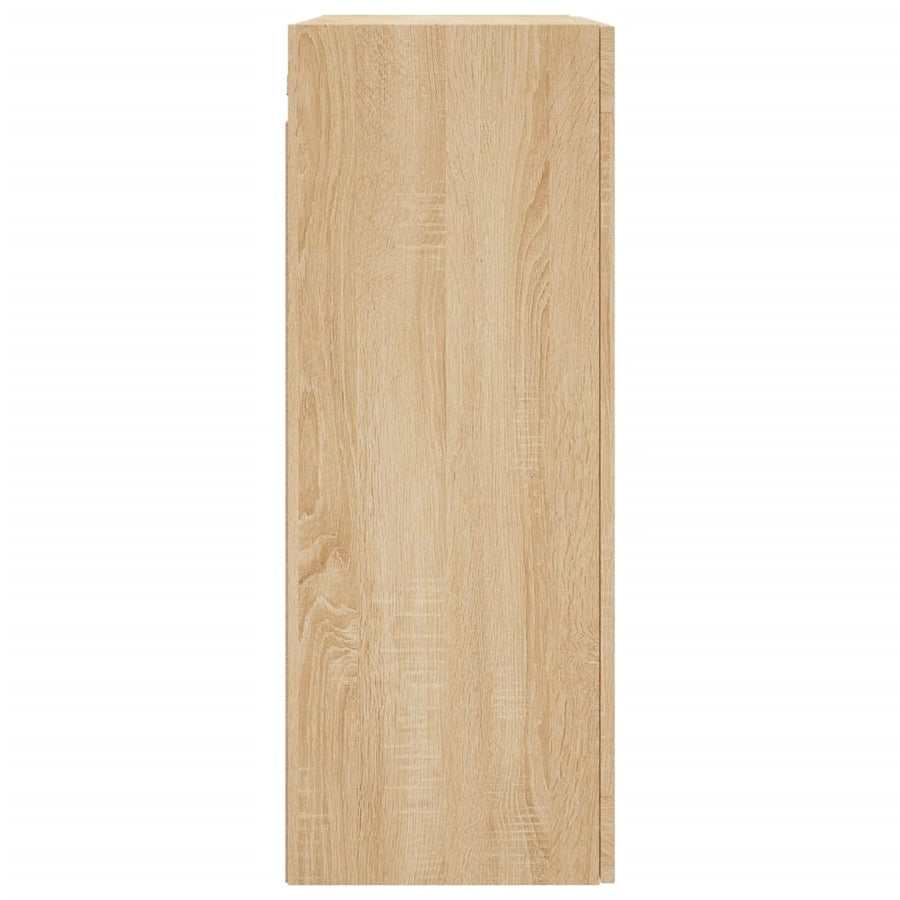 Bovenkast 69,5x34x90 cm sonoma eikenkleurig