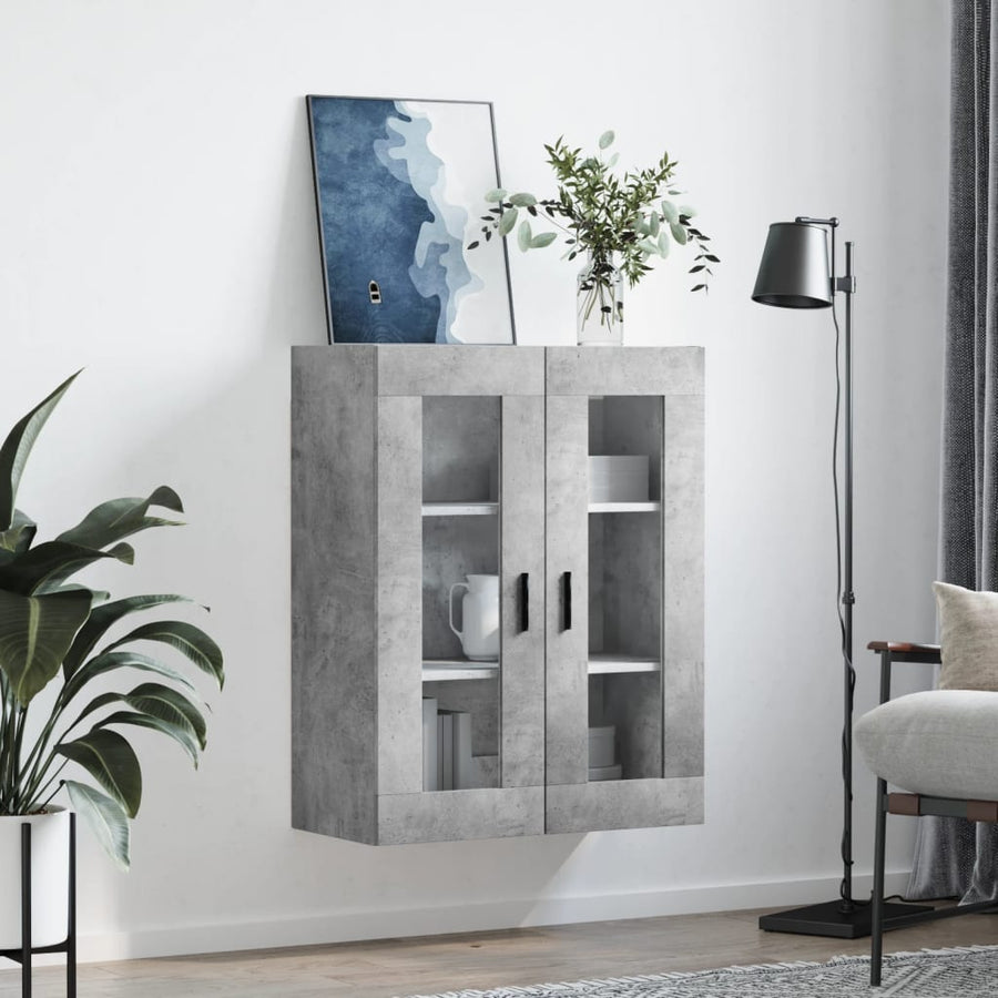 Hangkast 69,5X34X90 Cm Betongrijs