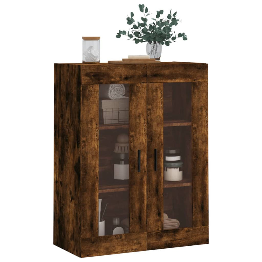 Hangkast 69,5X34X90 Cm Gerookt Eikenkleurig
