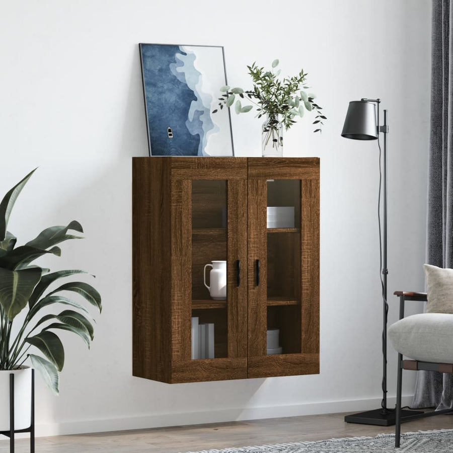 Hangkast 69,5X34X90 Cm Bruin Eikenkleur
