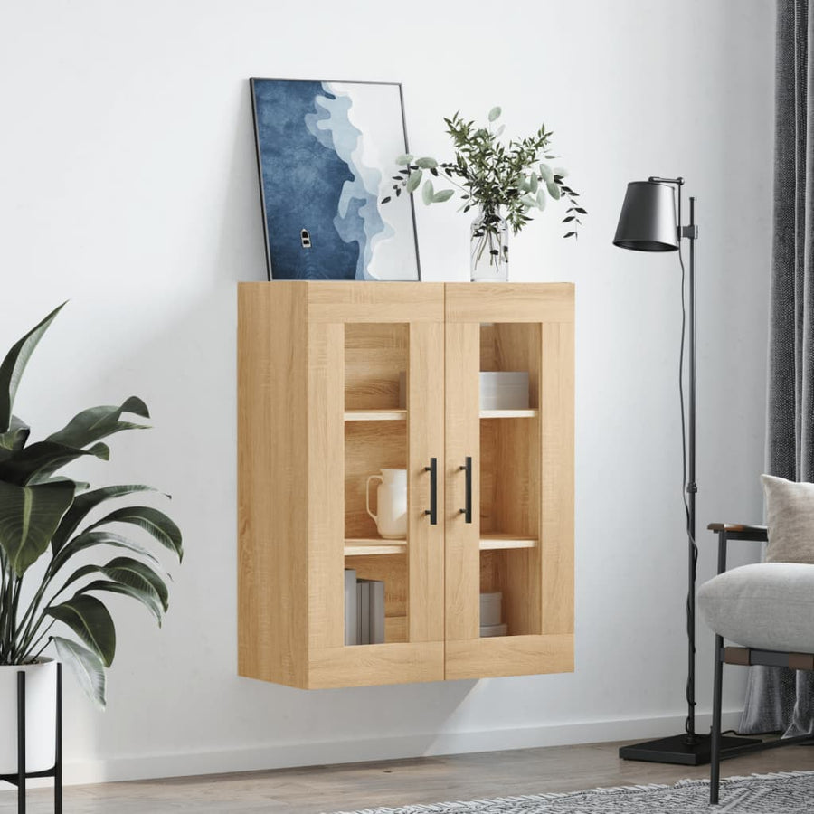 Hangkast 69,5X34X90 Cm Kleurig Sonoma eiken