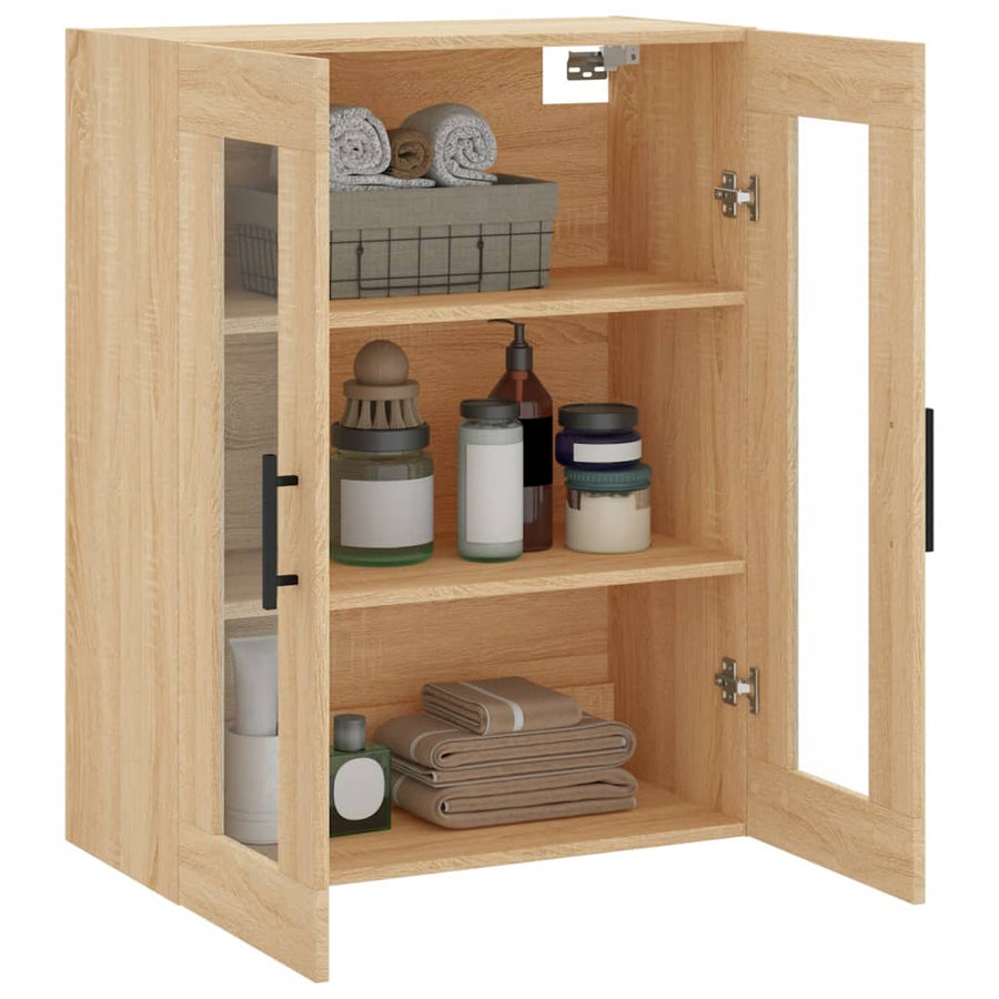 Hangkast 69,5X34X90 Cm Kleurig Sonoma eiken