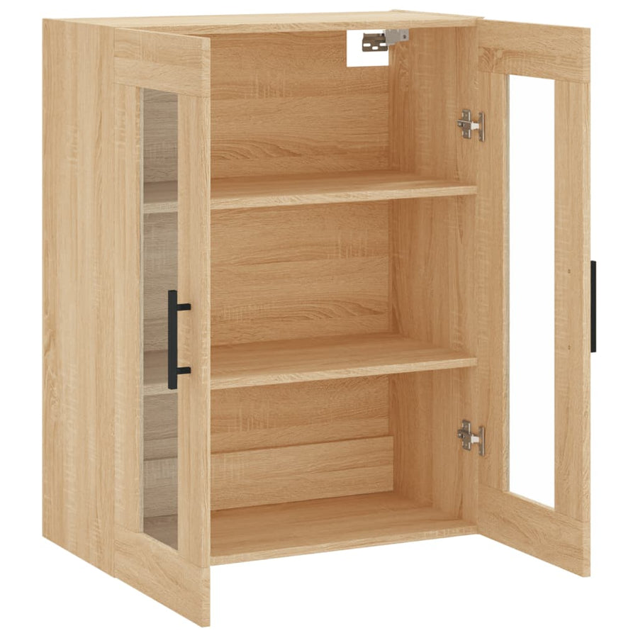 Hangkast 69,5X34X90 Cm Kleurig Sonoma eiken