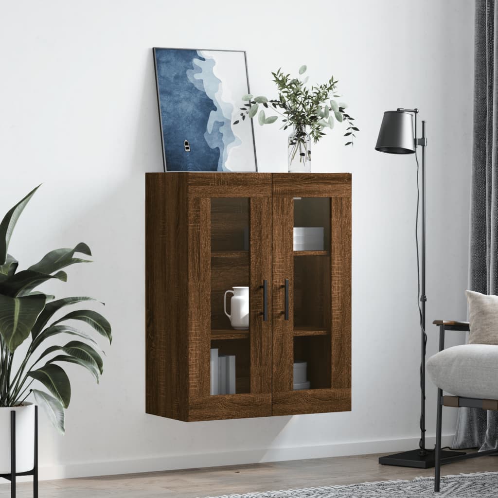 Hangkast 69,5X34X90 Cm Bruin Eikenkleur