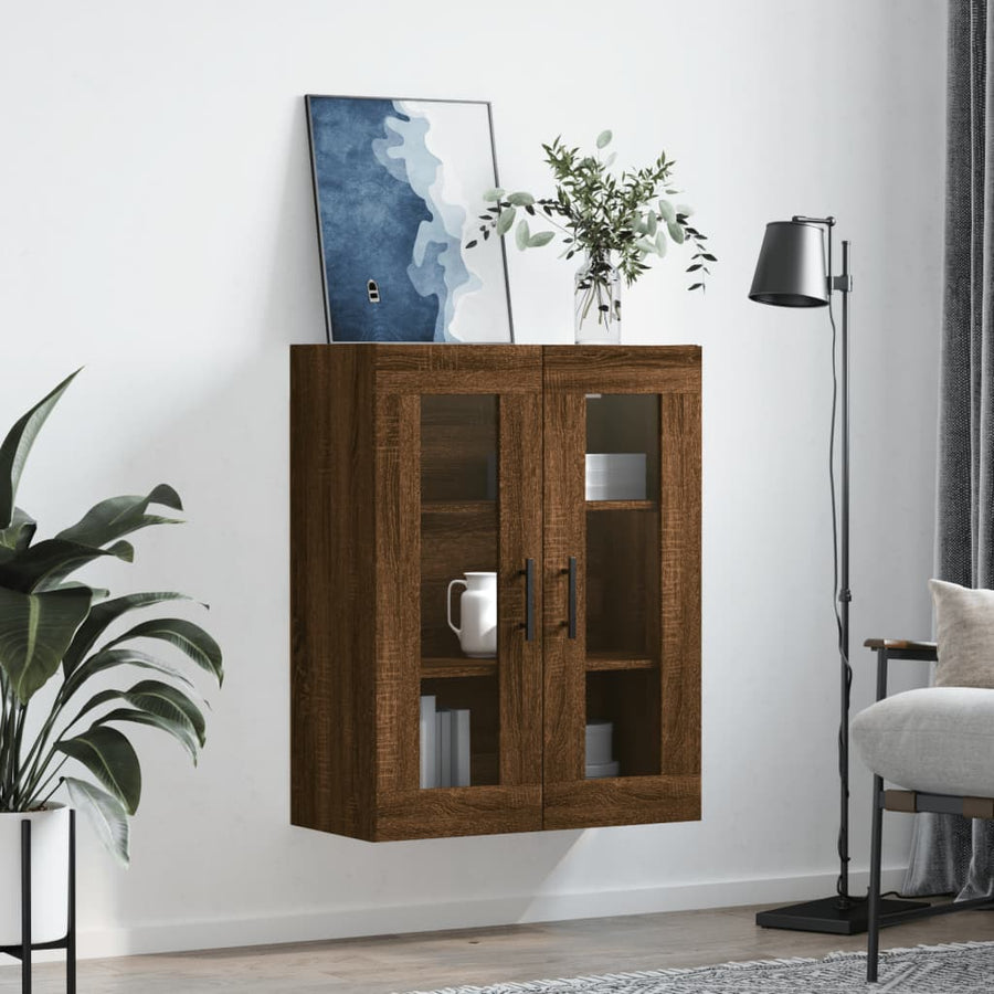 Hangkast 69,5X34X90 Cm Bruin Eikenkleur