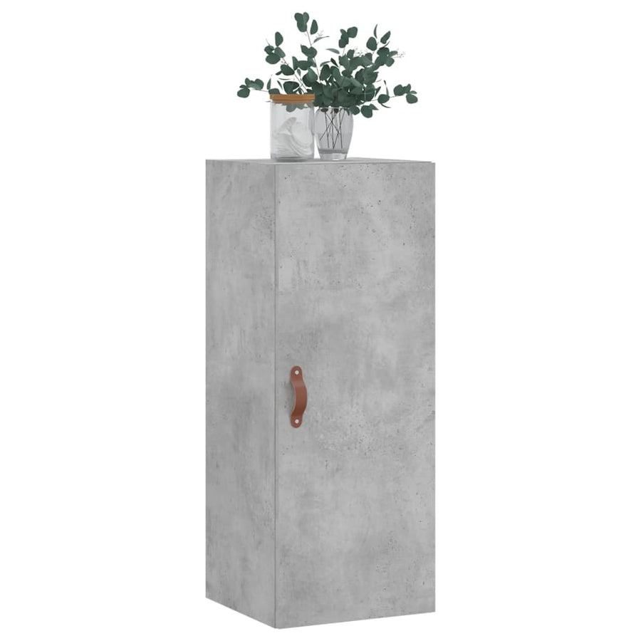 Hangkast 34,5X34X90 Cm Betongrijs