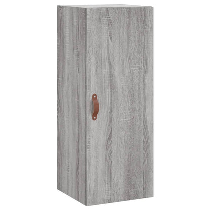 Hangkast 34,5X34X90 Cm Grijs Sonoma Eikenkleurig