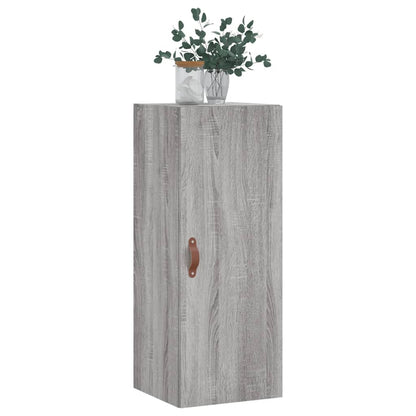 Hangkast 34,5X34X90 Cm Grijs Sonoma Eikenkleurig