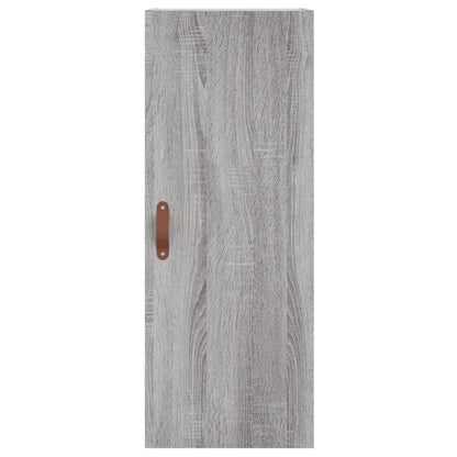 Hangkast 34,5X34X90 Cm Grijs Sonoma Eikenkleurig