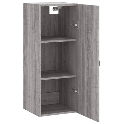 Hangkast 34,5X34X90 Cm Grijs Sonoma Eikenkleurig