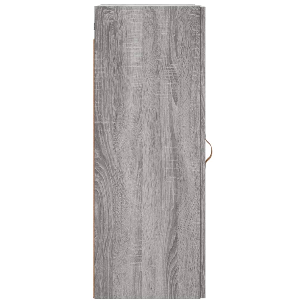 Hangkast 34,5X34X90 Cm Grijs Sonoma Eikenkleurig