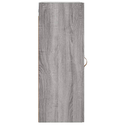 Hangkast 34,5X34X90 Cm Grijs Sonoma Eikenkleurig
