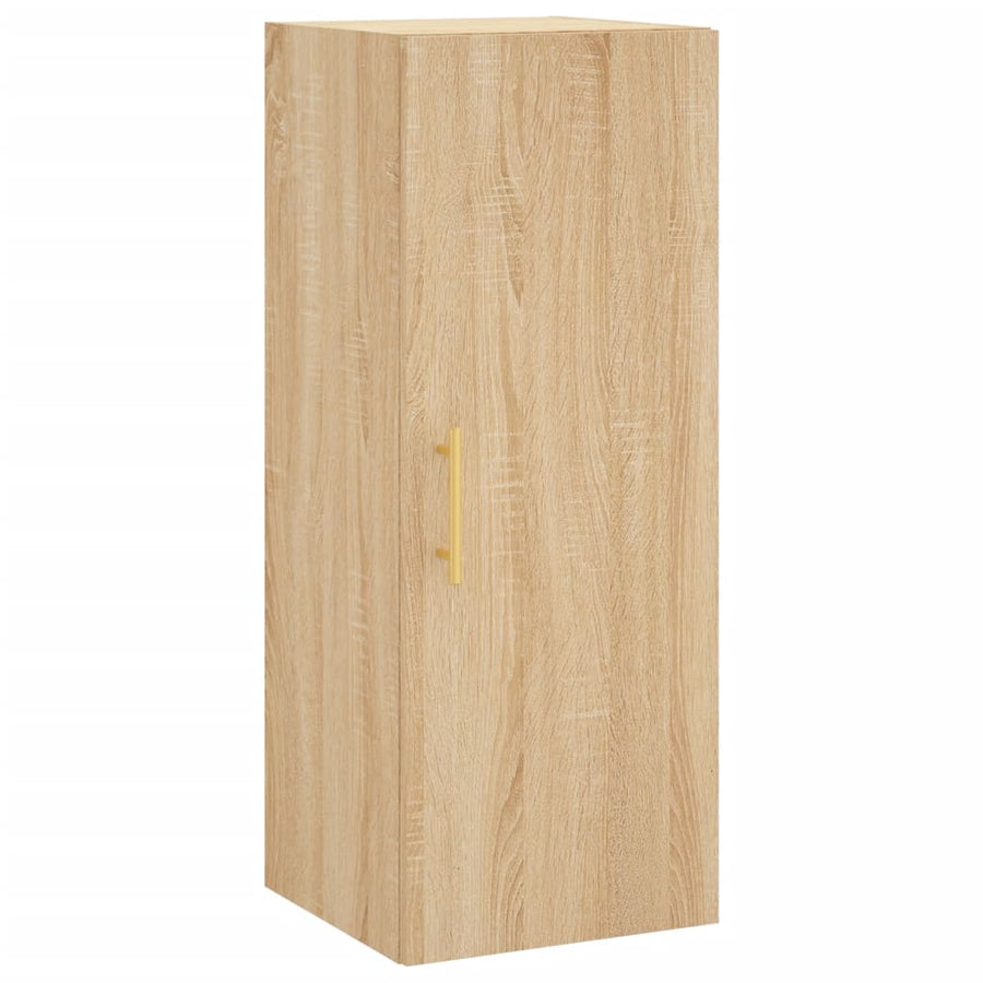 Hangkast 34,5X34X90 Cm Kleurig Sonoma eiken