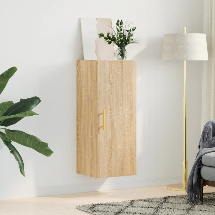 Hangkast 34,5X34X90 Cm Kleurig Sonoma eiken