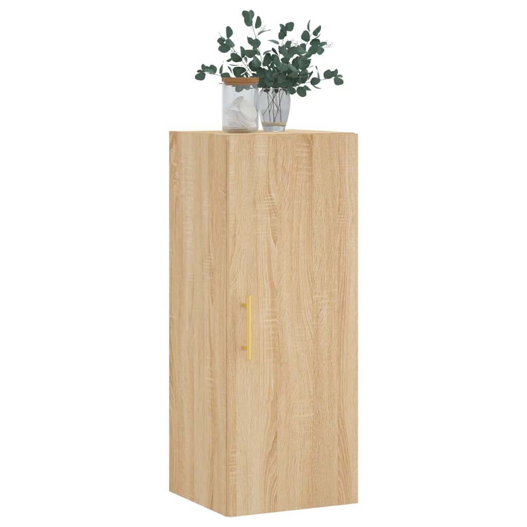 Hangkast 34,5X34X90 Cm Kleurig Sonoma eiken