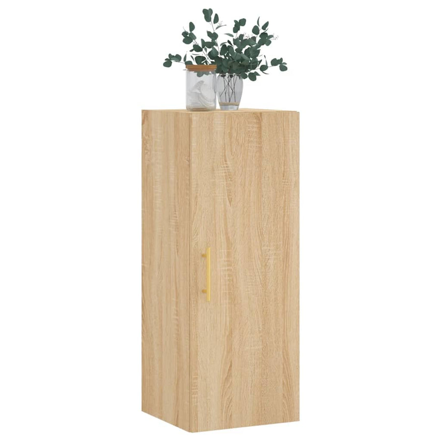 Hangkast 34,5X34X90 Cm Kleurig Sonoma eiken
