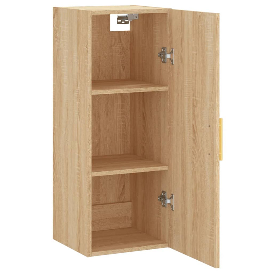 Hangkast 34,5X34X90 Cm Kleurig Sonoma eiken
