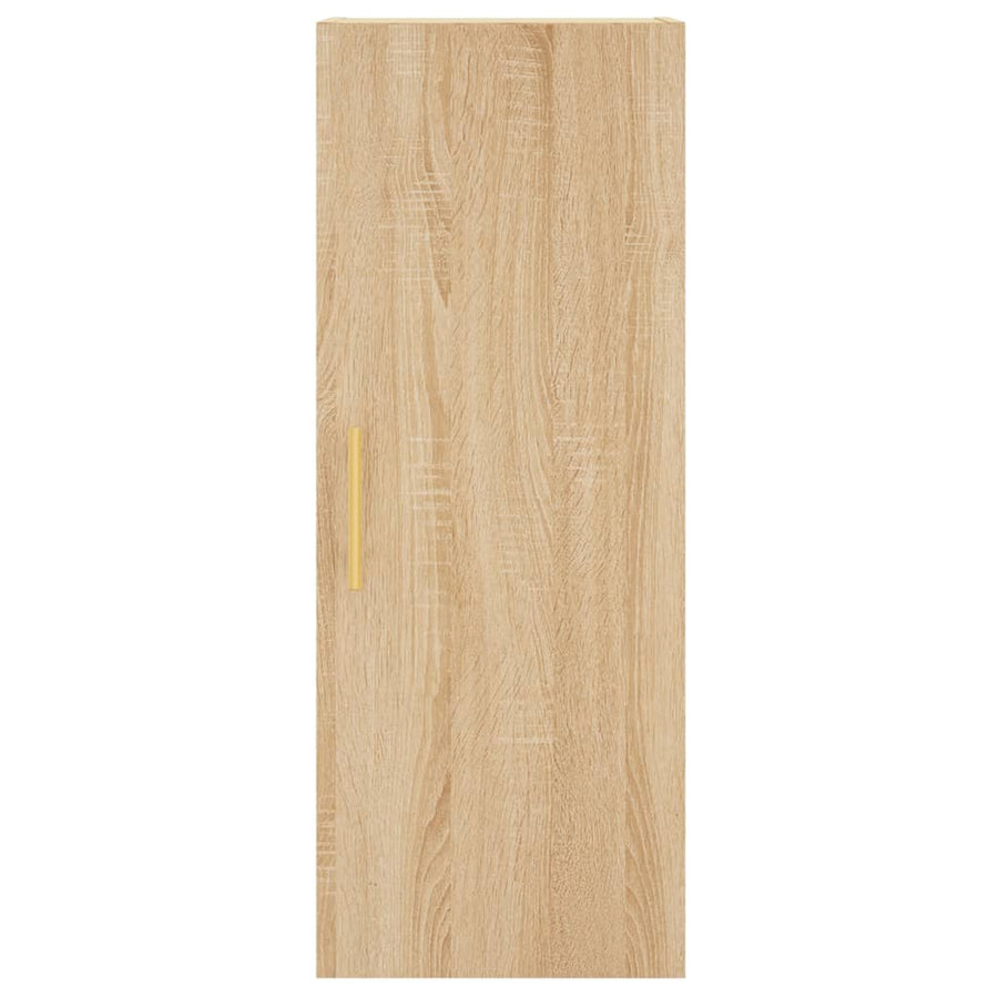 Hangkast 34,5X34X90 Cm Kleurig Sonoma eiken