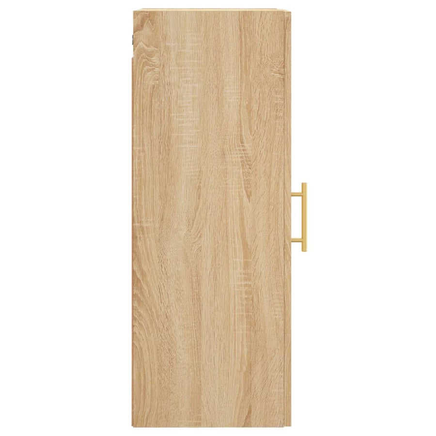 Hangkast 34,5X34X90 Cm Kleurig Sonoma eiken