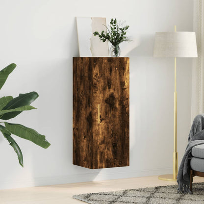 Hangkast 34,5X34X90 Cm Gerookt Eikenkleurig