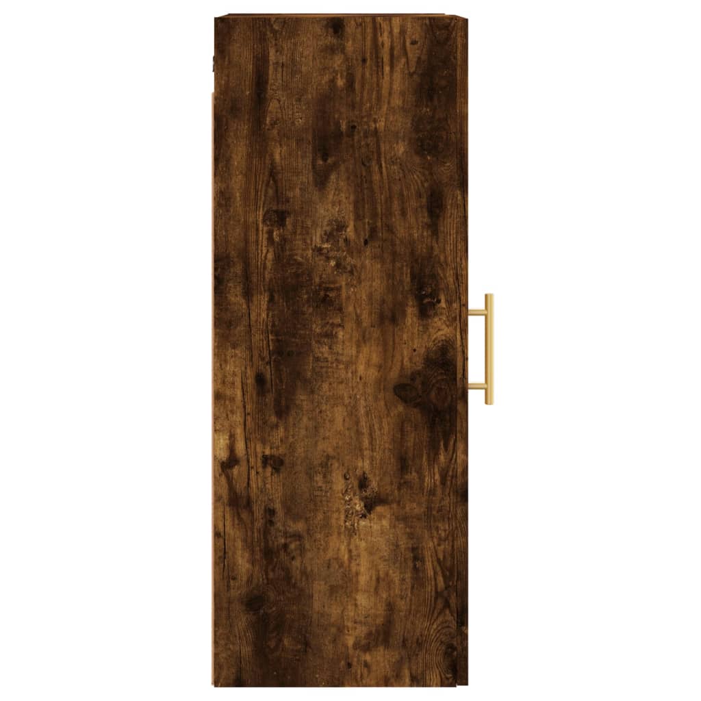 Hangkast 34,5X34X90 Cm Gerookt Eikenkleurig