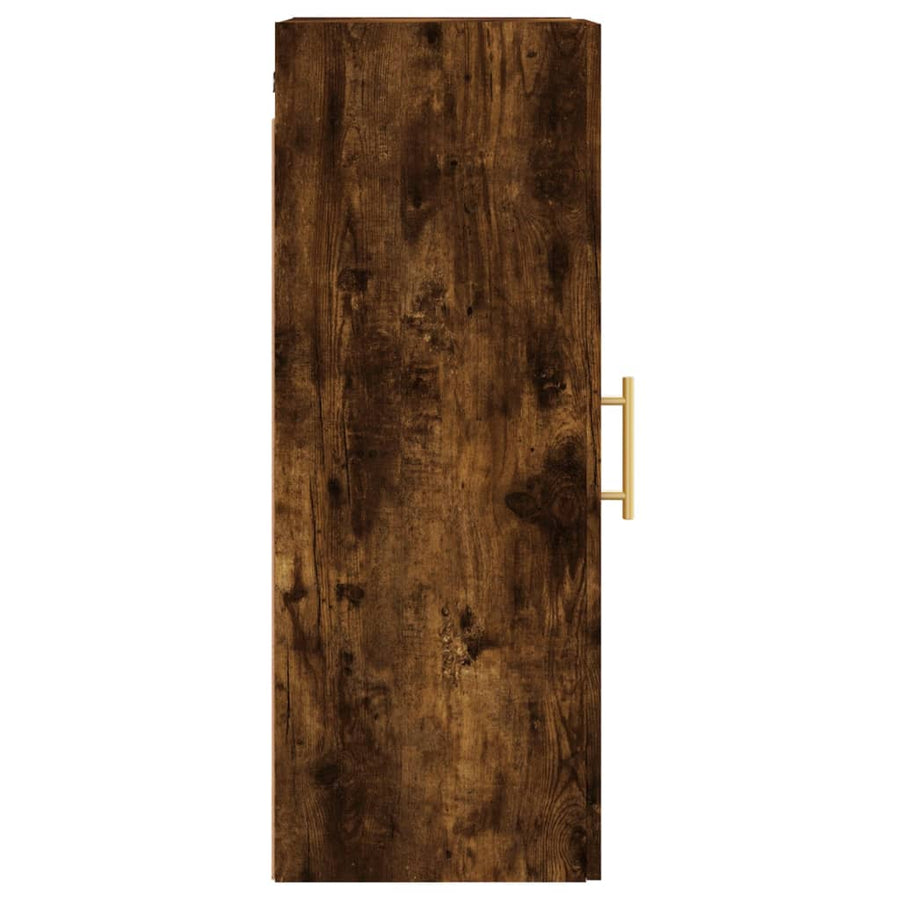 Hangkast 34,5X34X90 Cm Gerookt Eikenkleurig