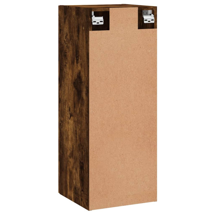Hangkast 34,5X34X90 Cm Gerookt Eikenkleurig