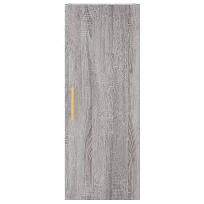 Hangkast 34,5X34X90 Cm Grijs Sonoma Eikenkleurig