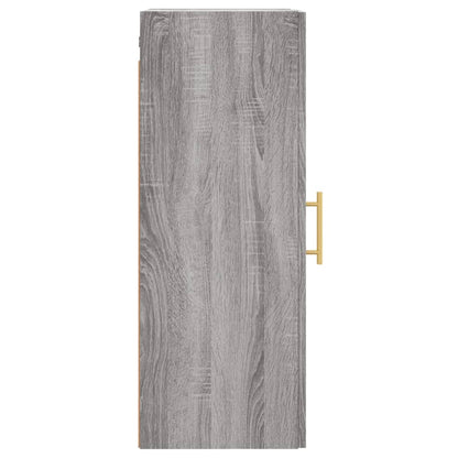 Hangkast 34,5X34X90 Cm Grijs Sonoma Eikenkleurig