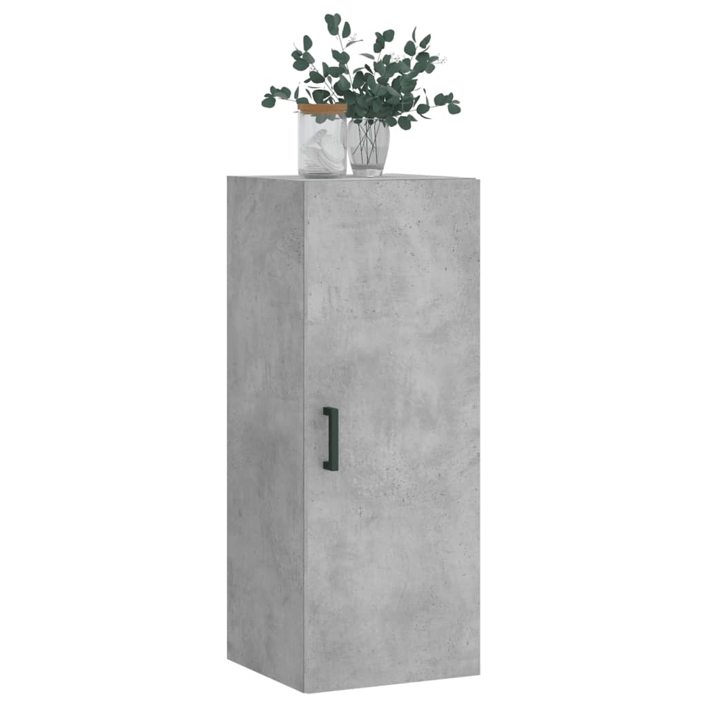 Hangkast 34,5X34X90 Cm Betongrijs