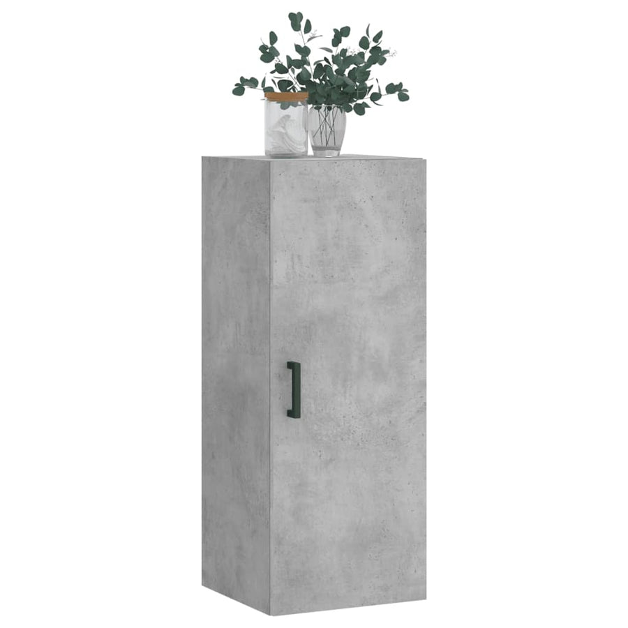 Hangkast 34,5X34X90 Cm Betongrijs
