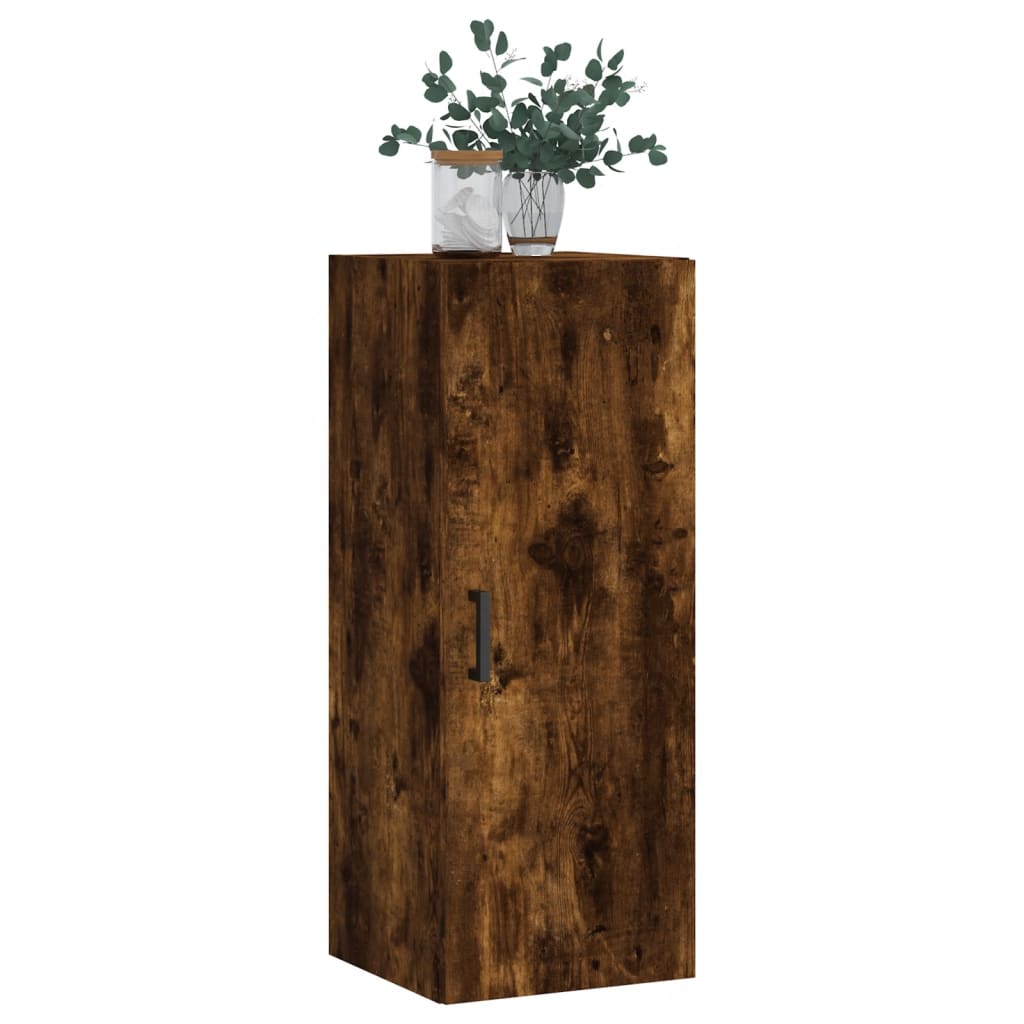 Hangkast 34,5X34X90 Cm Gerookt Eikenkleurig