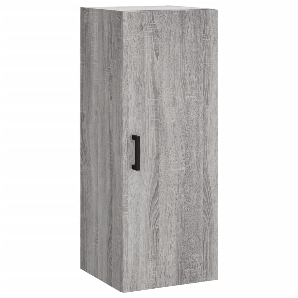 Hangkast 34,5X34X90 Cm Grijs Sonoma Eikenkleurig