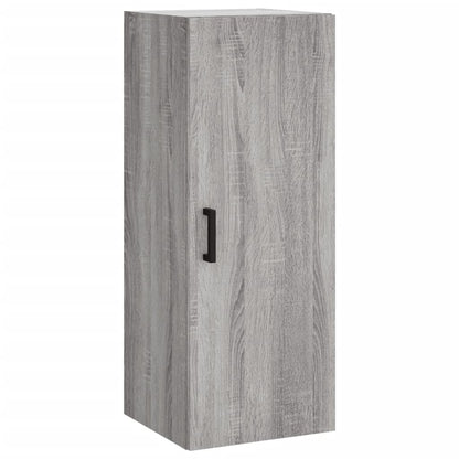 Hangkast 34,5X34X90 Cm Grijs Sonoma Eikenkleurig
