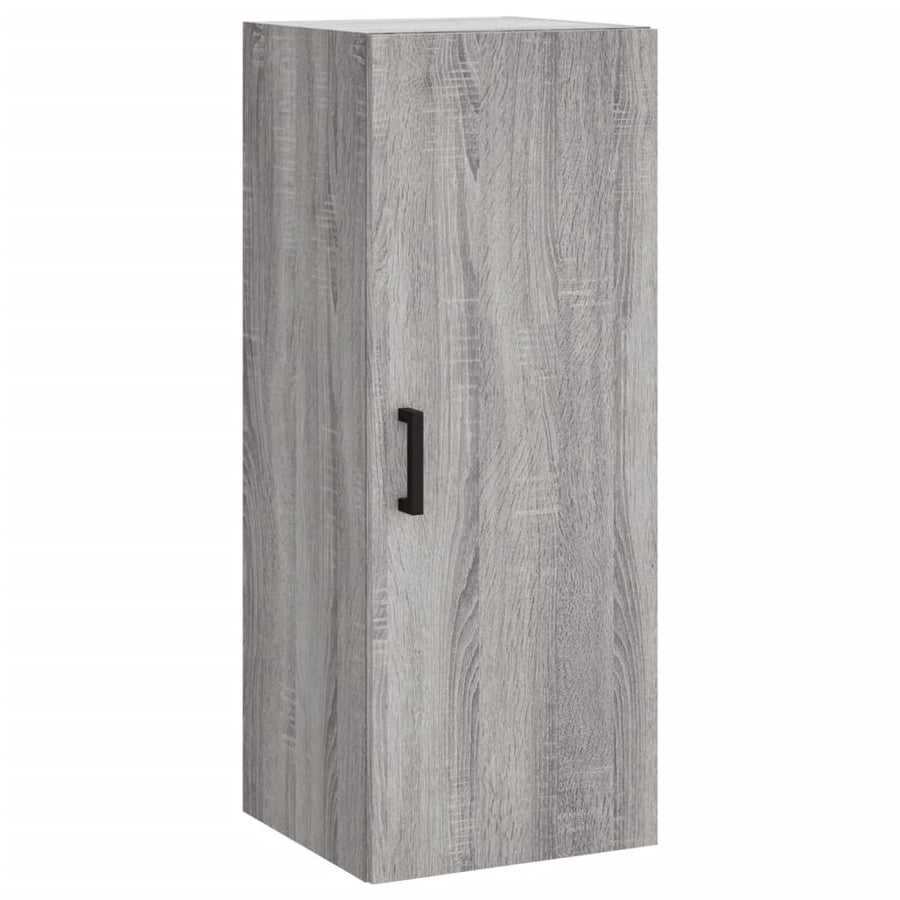Hangkast 34,5X34X90 Cm Grijs Sonoma Eikenkleurig