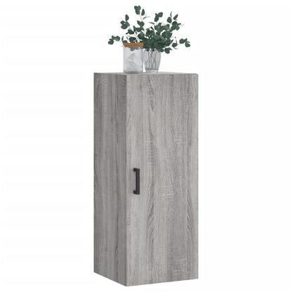 Hangkast 34,5X34X90 Cm Grijs Sonoma Eikenkleurig