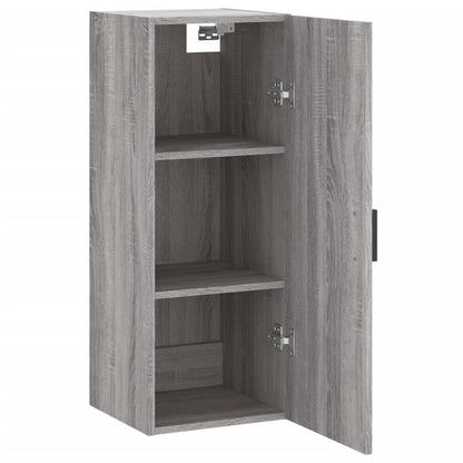 Hangkast 34,5X34X90 Cm Grijs Sonoma Eikenkleurig