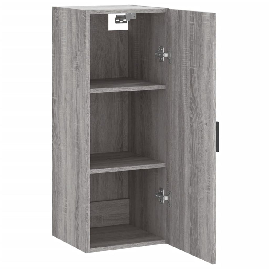 Hangkast 34,5X34X90 Cm Grijs Sonoma Eikenkleurig