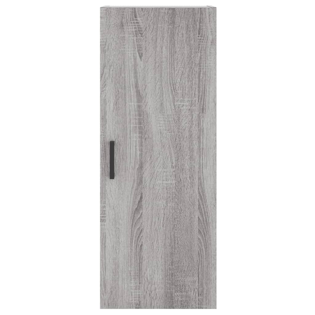 Hangkast 34,5X34X90 Cm Grijs Sonoma Eikenkleurig