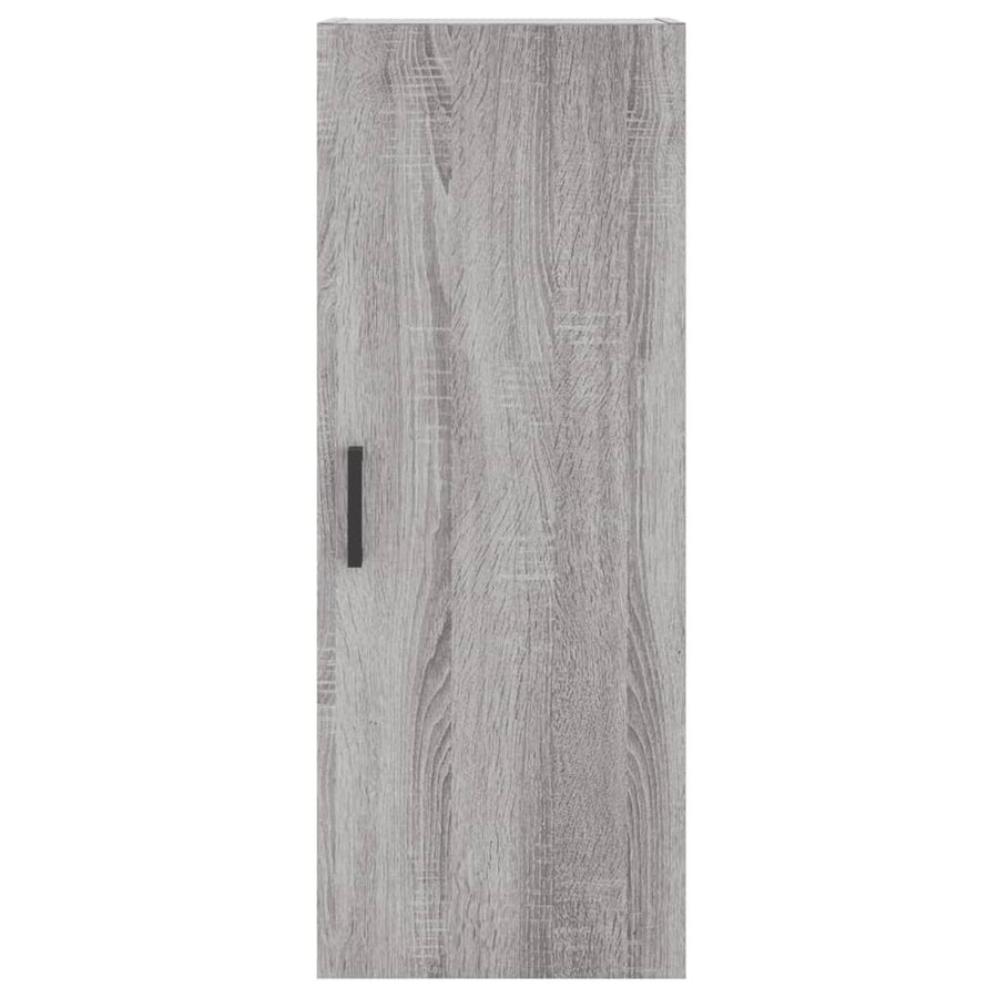 Hangkast 34,5X34X90 Cm Grijs Sonoma Eikenkleurig