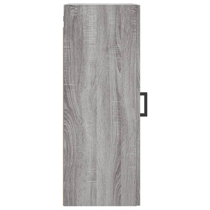 Hangkast 34,5X34X90 Cm Grijs Sonoma Eikenkleurig