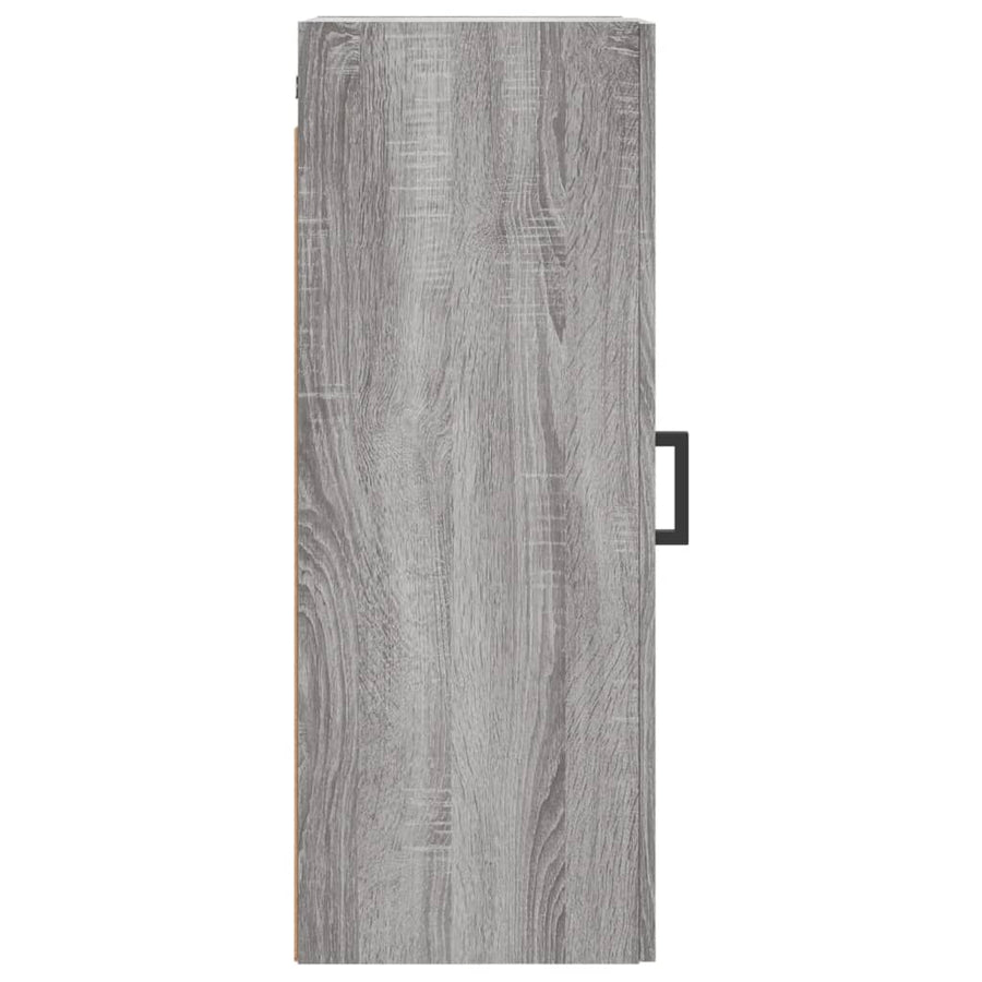 Hangkast 34,5X34X90 Cm Grijs Sonoma Eikenkleurig