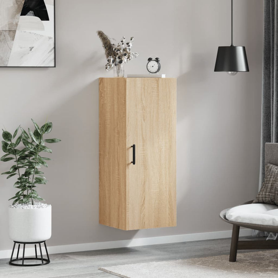 Hangkast 34,5X34X90 Cm Kleurig Sonoma eiken