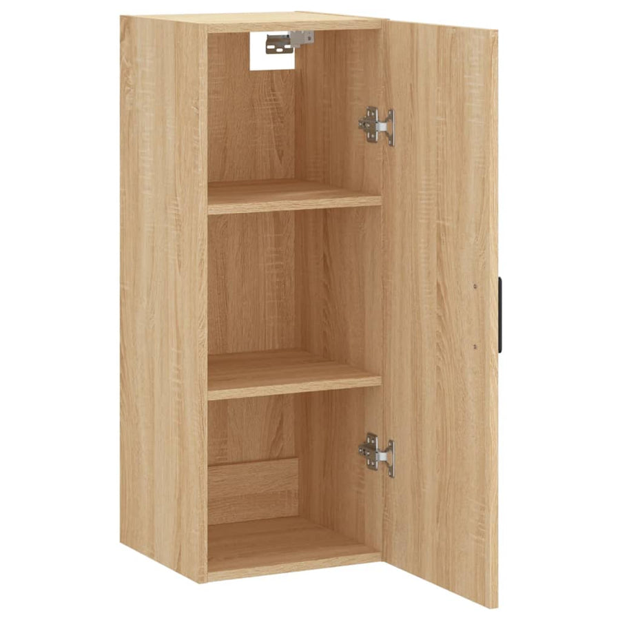 Hangkast 34,5X34X90 Cm Kleurig Sonoma eiken