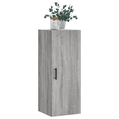 Hangkast 34,5X34X90 Cm Grijs Sonoma Eikenkleurig