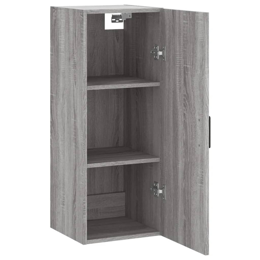 Hangkast 34,5X34X90 Cm Grijs Sonoma Eikenkleurig