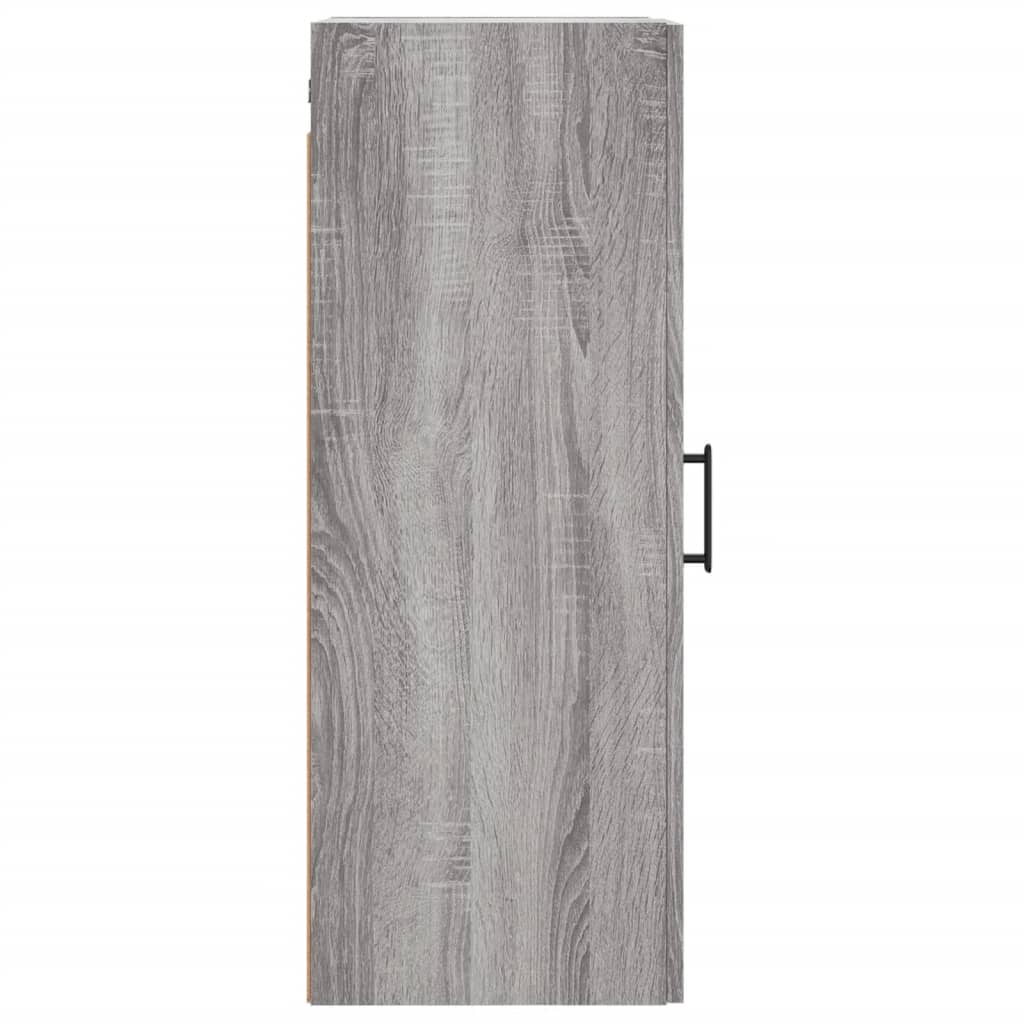 Hangkast 34,5X34X90 Cm Grijs Sonoma Eikenkleurig