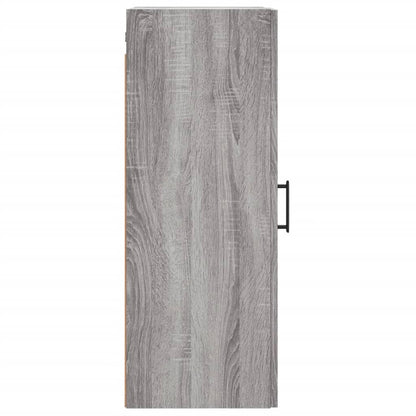 Hangkast 34,5X34X90 Cm Grijs Sonoma Eikenkleurig